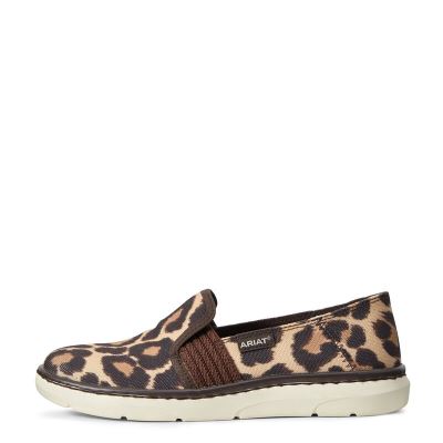 Ariat English: Ryder Zapatillas Slip On Mujer - Leopardo (XQSHA6815)